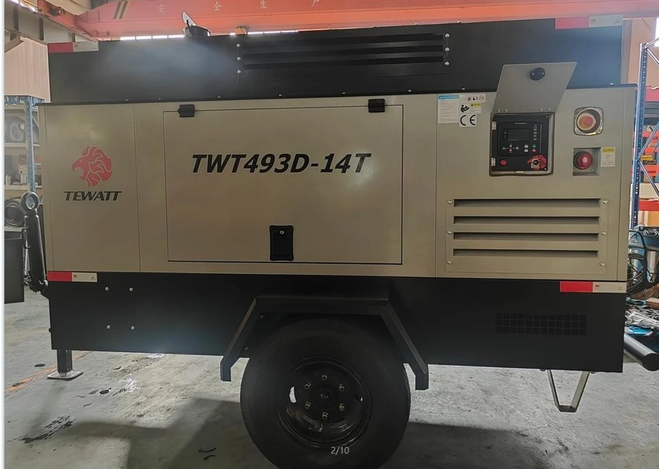 TEWATT High Capacity Low Pressure Mobile Air Compressor factory